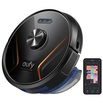 eufy T2150G11 Robot ASPIRADOR ROBOVAC X8 Hybrid EU sin Bolsa Negro, 50 W, Aluminium, Nero