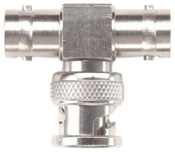 Pomona 6739 BNC F/M/F-adapter, 75 ohm nominell impedans, 1,27 cm lång (5-pack)