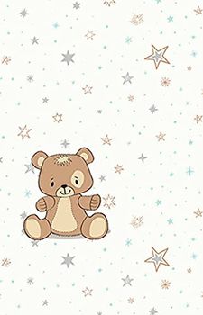 Bonamaison Tappeto con Stampa Digitale per Bambini, Multicolore, 120x180