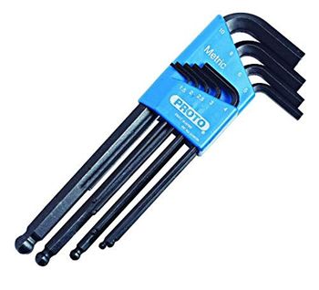 Proto Stanley J4996 ronde kop inbussleutel set-metrisch, 9st