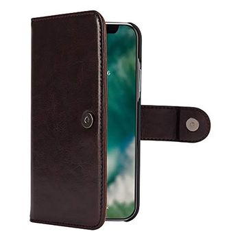 Xqisit Eman custodia per cellulare 14,7 cm (5.8") Custodia a borsellino Marrone