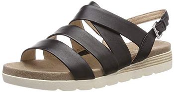 CAPRICE dam remsandaler, Svart svart Nappa 22-36 EU