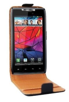 Swiss Charger SCP10019 Lederen Hoes voor Motorola RAZR Zwart