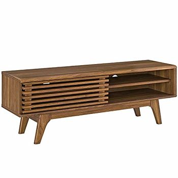 Modway Render 48 inch tv-standaard, 59" tv-standaard en display standaard modern 48" TV Stand walnoot
