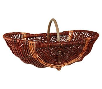 Dehner Cesto in vimini con arco, ca. 55 x 34 cm, in vimini