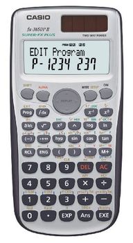 Casio Europe FX-3650PII programmerbar miniräknare med 279 funktioner och 2-radig display (batteridriven/solstyrd)