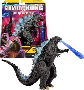 Giochi Preziosi Godzilla pour Kong Le Nouvel Empire - Godzilla De 15 cm Articulé, Hautement Détaillé Et Accessoire, pour Les Enfants À partir de 4 Ans, comme dans Le Film