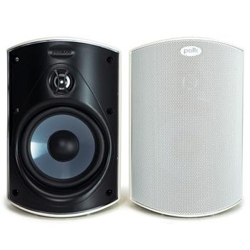 Polk Audio Atrium 4 Enceintes Extérieures, Haut-Parleurs 4,5" Drivers, 80W, Haute Fidélité, Résistants aux Intempéries - Blanches