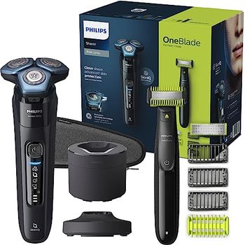 Philips Shaver Series 7000 Dry and Wet Electric Shaver Men (Model S7783/78)