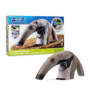 Uncle Milton | Ant Eater Bug Vacuum 2.0 | Live Ecosystem Ant Habitat, STEM Educational Kids Toy, Study Behavior at Home & School | Basic Fun 14998, Red