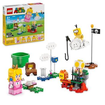 LEGO Super Mario Avonturen met interactieve LEGO Peach, Set met Gele Toad Figuur, Speelgoed voor Kinderen, Nintendo Cadeau voor Jongens, Meisjes en Gamers vanaf 6 jaar 71441