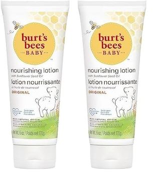 Burt's Bees Baby Lotion, Nourishing Baby Moisturiser, Ultra-Gentle For Delicate Skin & Daily Care, 170g (Pack of 2)