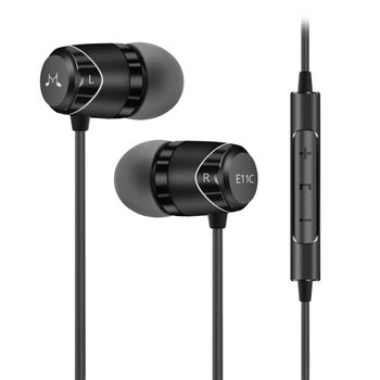 SoundMAGIC In-Ear Hovedtelefon E11C Med Mikrofon. Sort