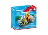 Playmobil City Life - Notarzt-Motorrad mit Blinklicht