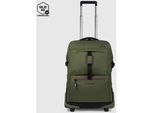 Piquadro Corner 2.0 Handgepäck 2-Rollen Koffer mit Laptopfach 17,3" Salbeigrün
