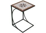 Garden Pleasure Gartentisch »AMARILLO, TOPSELLER!«, (Gartentisch, Balkontisch), Tischplatte mit Mosaik