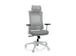 hjh OFFICE Profi Bürostuhl COMFIO WMH Stoff / Netzstoff mit Armlehnen (höhenverstellbar)