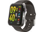 Fitness-Tracker MEDIASHOP "Kendox LifeTracker", schwarz (schwarz, schwarz, schwarz), Fitnesstracker, Die SmartWatch für alle Lebenslagen