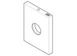 Dornbracht Rosette Wandanbindung Kop 092767010-00 130x90x35_chrom