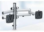 Novus Monitor-Schwenkarm TSS Duo 505, für 2 Monitore, Klemme 14 bis 40 mm, 2 x Faltarm
