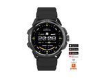 Invicta I-Tech ITECH-009 Herenhorloge - Smartwatch Uurwerk - Roestvrij Staal met Zwarte Wijzerplaat - 47 mm