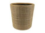 WDMT Rotan drypot blond – Ø 42 x 42 cm – lichtbruine rotan plantenmand met