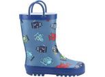 Cotswold Kinder/Kinder Puddle Robot Wellington Laarzen (Blauw)