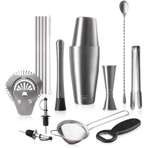 VACUVIN Cocktail Shaker »Cocktail Set«, (14 tlg.) silberfarben Größe
