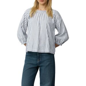 s.Oliver Schlupfbluse, mit Streifen-Muster und grosser Schleife am Rücken BLUE STRIPE 42