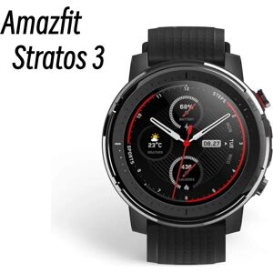 Amazfit montre intelligente Stratos 3 pour hommes Smartwatch avec GPS Bluetooth et 5ATM affichage étanche machine machine de remise à neuf