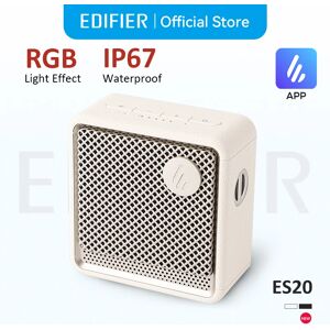 Edifier ES20 haut-parleur Bluetooth Portable haut-parleur sans fil IP67 étanche effets de lumière haut-parleurs extérieurs basses profondes avec micro