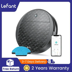 LEFANT M213S Robot aspirateur et vadrouille, aspiration 3200 Pa, 150 minutes, robot de charge