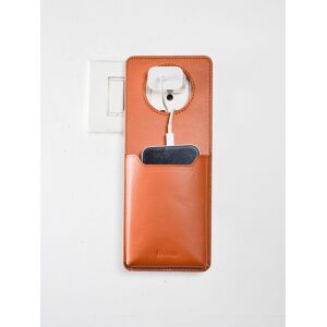 RASHKI Tan Phone and Charger Wall Holder