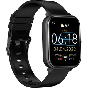 pTron Pulsefit Pro Bluetooth Calling Smartwatch with 1.69" Full Touch Screen - Black