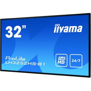 IIYAMA LH3252HS-B1 visualizzatore di messaggi Pannello piatto per segnaletica digitale 80 cm (31.5") IPS Full HD Nero Processore integrato Android 8.0