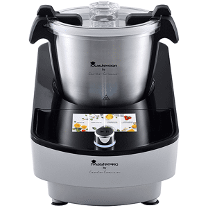 MASTERPRO Robot T600 by Cracco ROBOT DA CUCINA, 1000 W, capacità ciotola 3,5 l, Nero