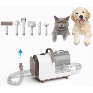 Eziclean Animal Groomy 6 - Dierenhaar stofzuiger - Krachtig en stil - Wit