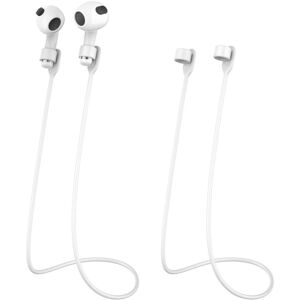 INCOVER AirPods / AirPods Pro Fleksibel Silikonhalsstropp - Hvit