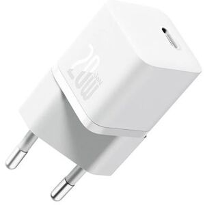 Baseus Mini Carregador USB-C Gan5 20W - Branco