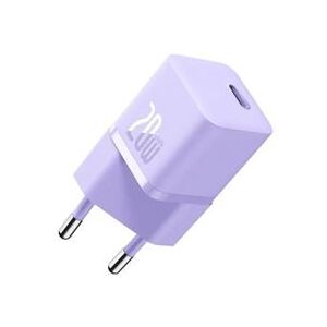 Baseus Mini Carregador USB-C Gan5 20W - Roxo