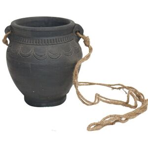 Strömshaga Ampel Lergods Svart Stor