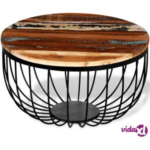 vidaXL Coffee Table Solid Reclaimed Wood