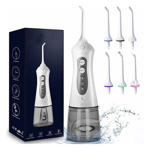 groupon Cordless Water Flosser Dental Oral Irrigation Travel Teeth Cleaner Floss Pick Multi-color