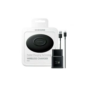 Samsung Wireless Charging Pad Slim Fast Charger for All Qi Devices Black Single Type C