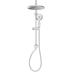 American Standard Spectra 24-In. 4-Function 2.5 GPM Shower System w/ Rain Shower Head - Part 9035804.002