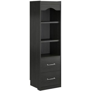 The Novogratz Her Majesty 2-Drawer Storage Bookcase with Drawers Up to 34 in