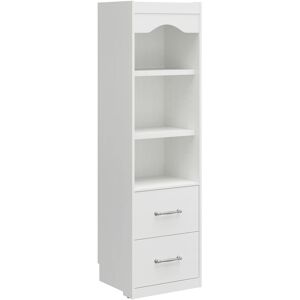 The Novogratz Her Majesty 2-Drawer Storage Bookcase with Drawers 13 - 24 in