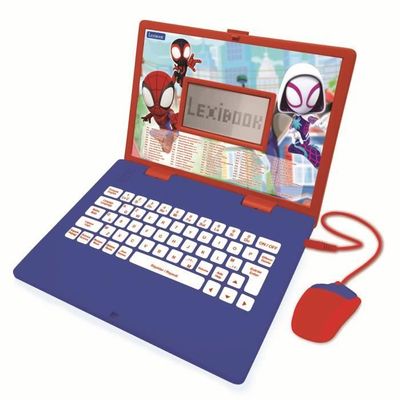 Hämähäkkimiehen kaksikielinen opetustietokone - LEXIBOOK - 124 aktiviteettia