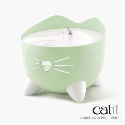 CAT IT Automatisk Kattevandfontæne - 2,5 L - Grøn