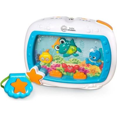 BABY EINSTEIN Natlampe - Havdrømme - 25 min. indstilling: lys. lyd. musik eller havlyde. sengeklemme. fjernbetjening